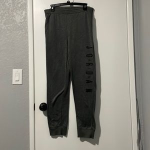Jordan Boys' Air Fleece Jogger Pants, Dark Grey